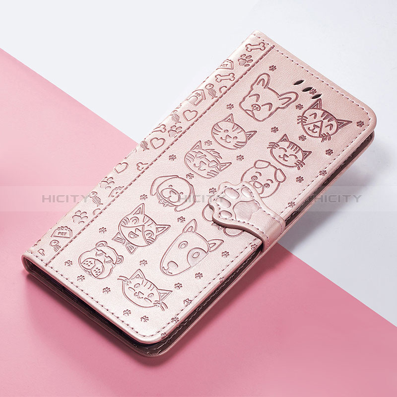 Handytasche Stand Schutzhülle Flip Leder Hülle Modisch Muster S03D für Huawei Honor 90 5G Rosegold