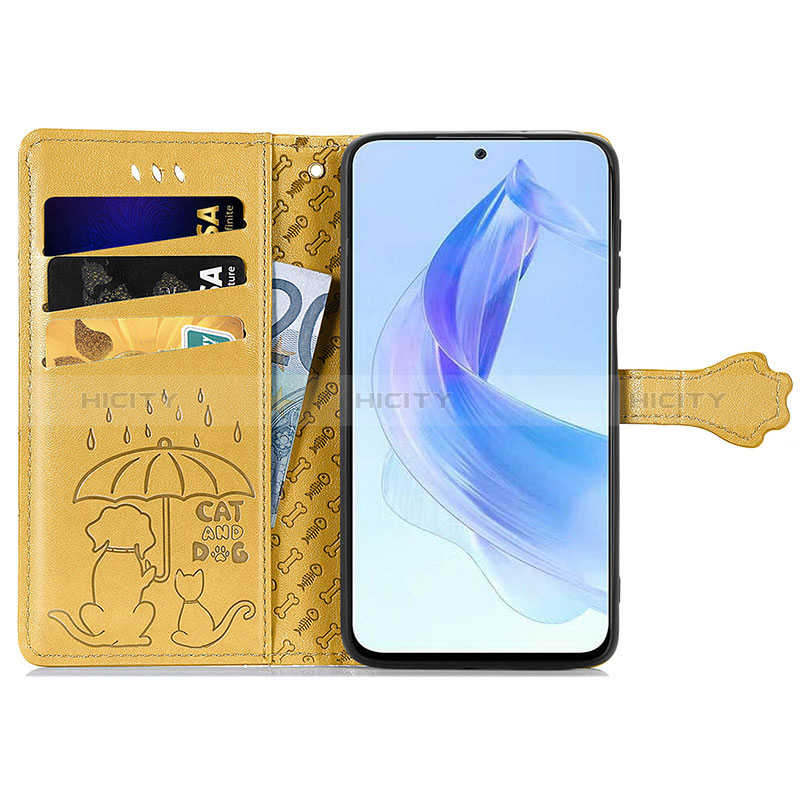 Handytasche Stand Schutzhülle Flip Leder Hülle Modisch Muster S03D für Huawei Honor 90 Lite 5G