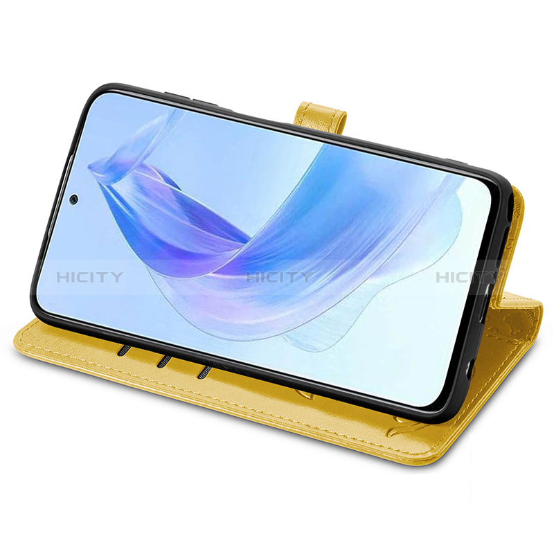 Handytasche Stand Schutzhülle Flip Leder Hülle Modisch Muster S03D für Huawei Honor 90 Lite 5G groß