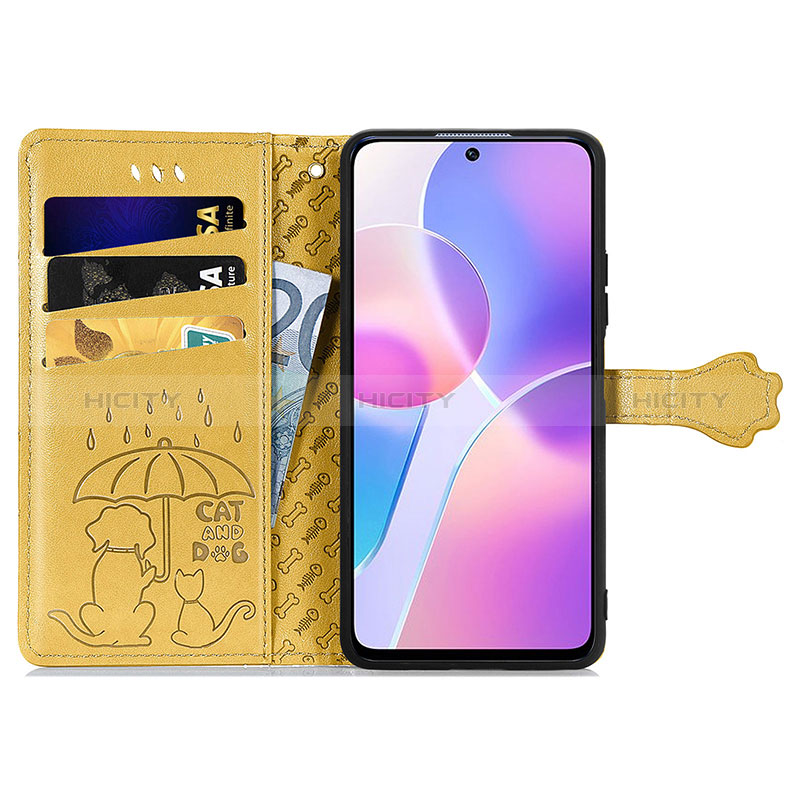 Handytasche Stand Schutzhülle Flip Leder Hülle Modisch Muster S03D für Huawei Honor X30i