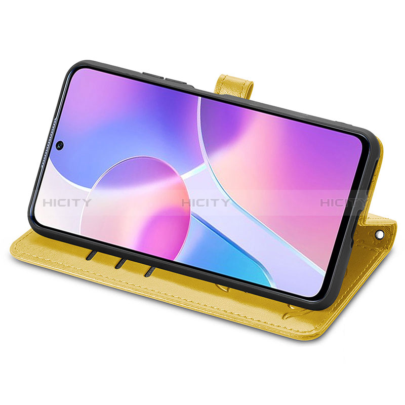 Handytasche Stand Schutzhülle Flip Leder Hülle Modisch Muster S03D für Huawei Honor X30i