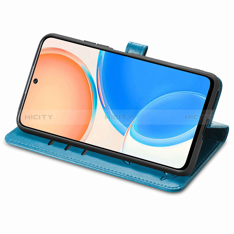 Handytasche Stand Schutzhülle Flip Leder Hülle Modisch Muster S03D für Huawei Honor X8 4G groß