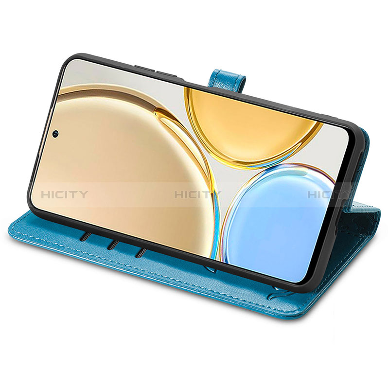 Handytasche Stand Schutzhülle Flip Leder Hülle Modisch Muster S03D für Huawei Honor X9 5G