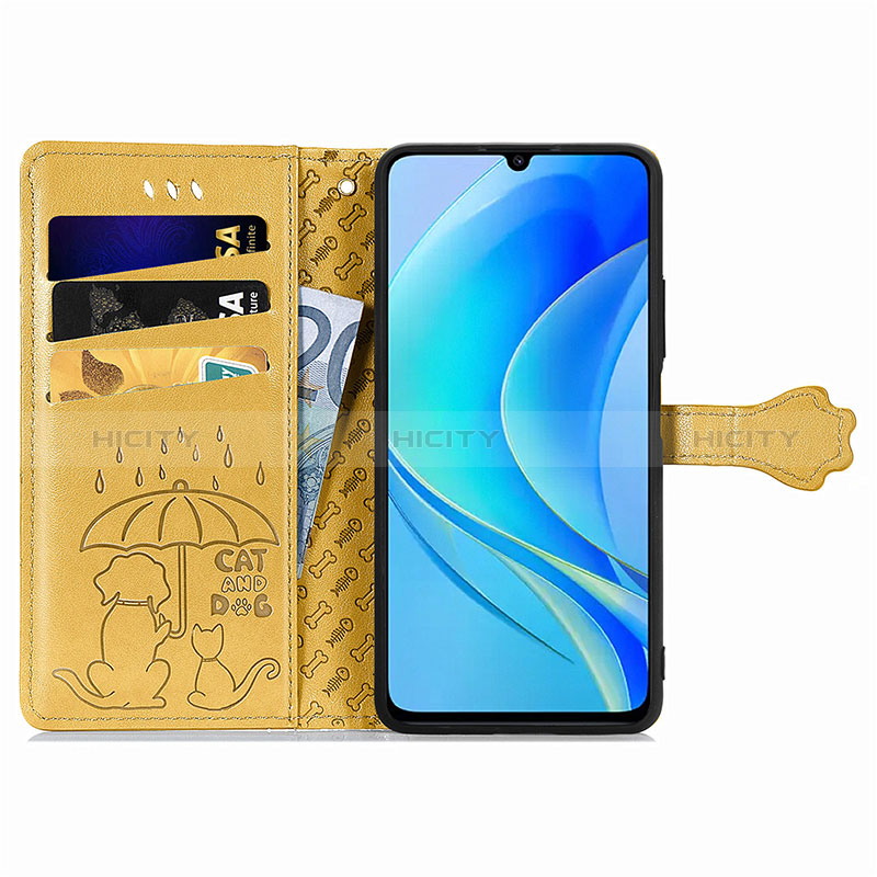 Handytasche Stand Schutzhülle Flip Leder Hülle Modisch Muster S03D für Huawei Nova Y70