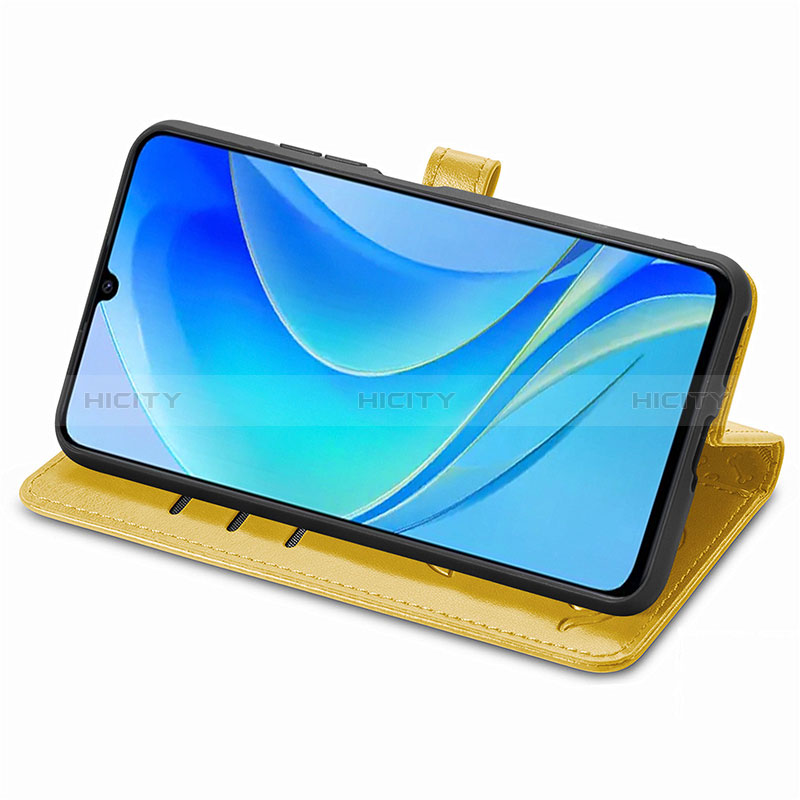 Handytasche Stand Schutzhülle Flip Leder Hülle Modisch Muster S03D für Huawei Nova Y70