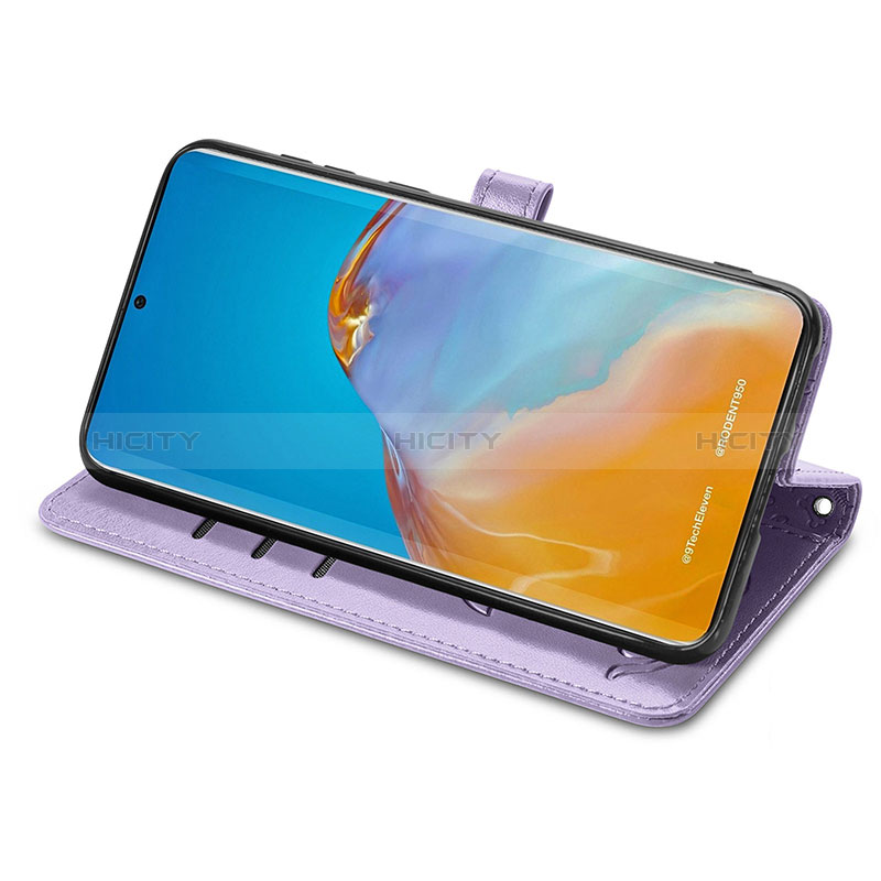 Handytasche Stand Schutzhülle Flip Leder Hülle Modisch Muster S03D für Huawei P50 groß