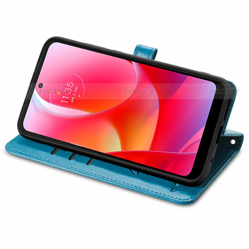 Handytasche Stand Schutzhülle Flip Leder Hülle Modisch Muster S03D für Motorola Moto G Play Gen 2