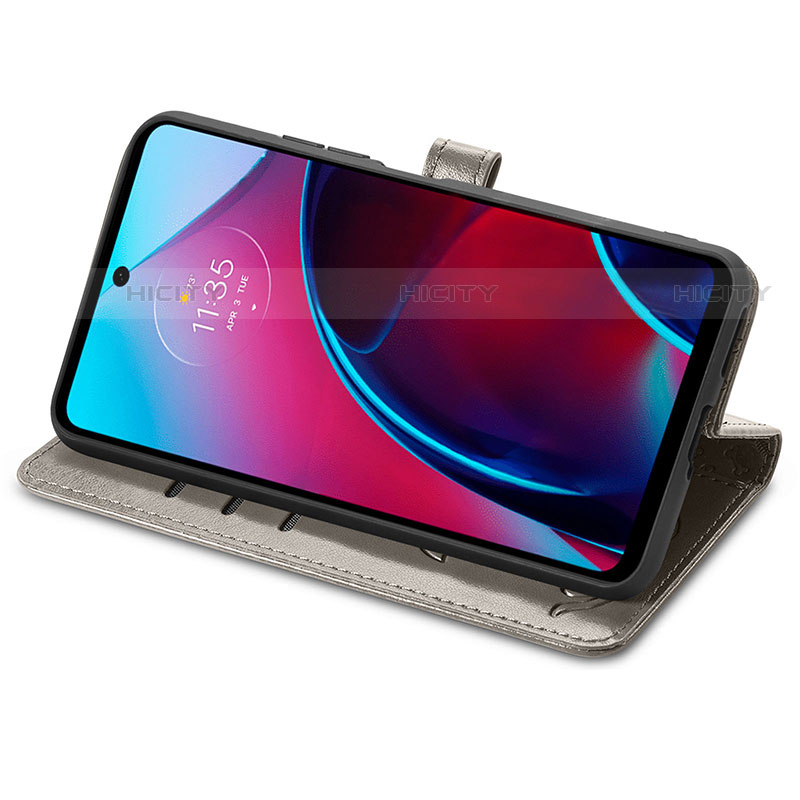 Handytasche Stand Schutzhülle Flip Leder Hülle Modisch Muster S03D für Motorola Moto G Stylus (2022) 4G