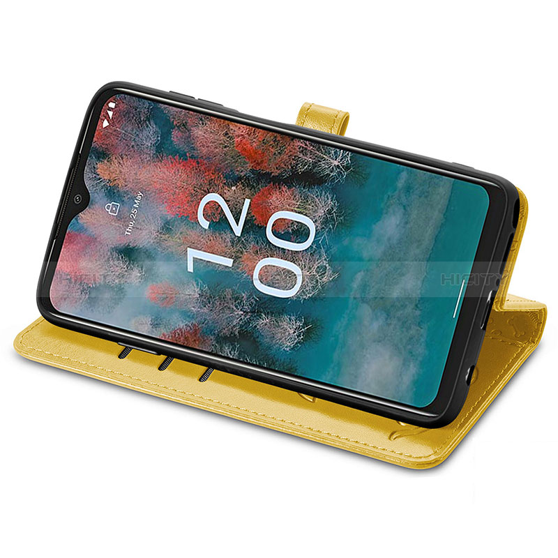 Handytasche Stand Schutzhülle Flip Leder Hülle Modisch Muster S03D für Nokia C12 Plus