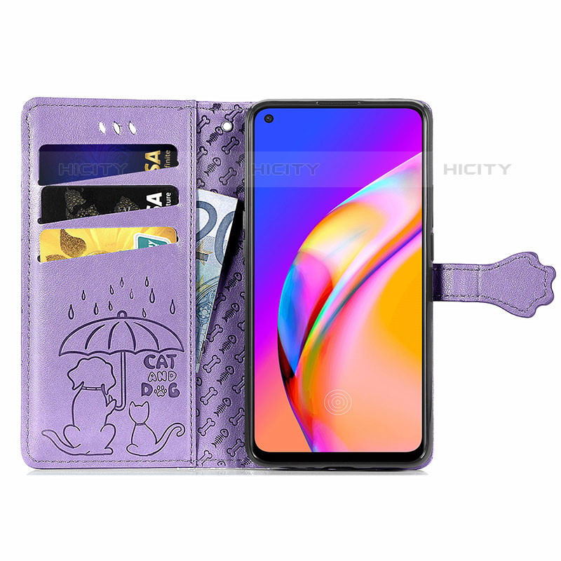 Handytasche Stand Schutzhülle Flip Leder Hülle Modisch Muster S03D für Oppo A94 4G