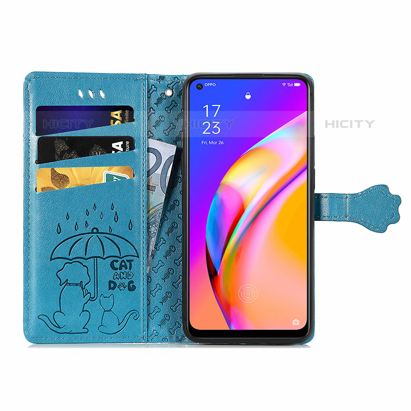 Handytasche Stand Schutzhülle Flip Leder Hülle Modisch Muster S03D für Oppo A94 5G groß