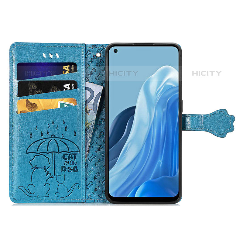 Handytasche Stand Schutzhülle Flip Leder Hülle Modisch Muster S03D für Oppo F21s Pro 4G groß