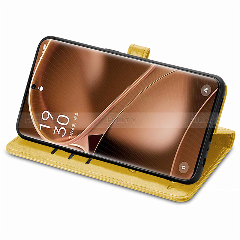 Handytasche Stand Schutzhülle Flip Leder Hülle Modisch Muster S03D für Oppo Find X6 5G