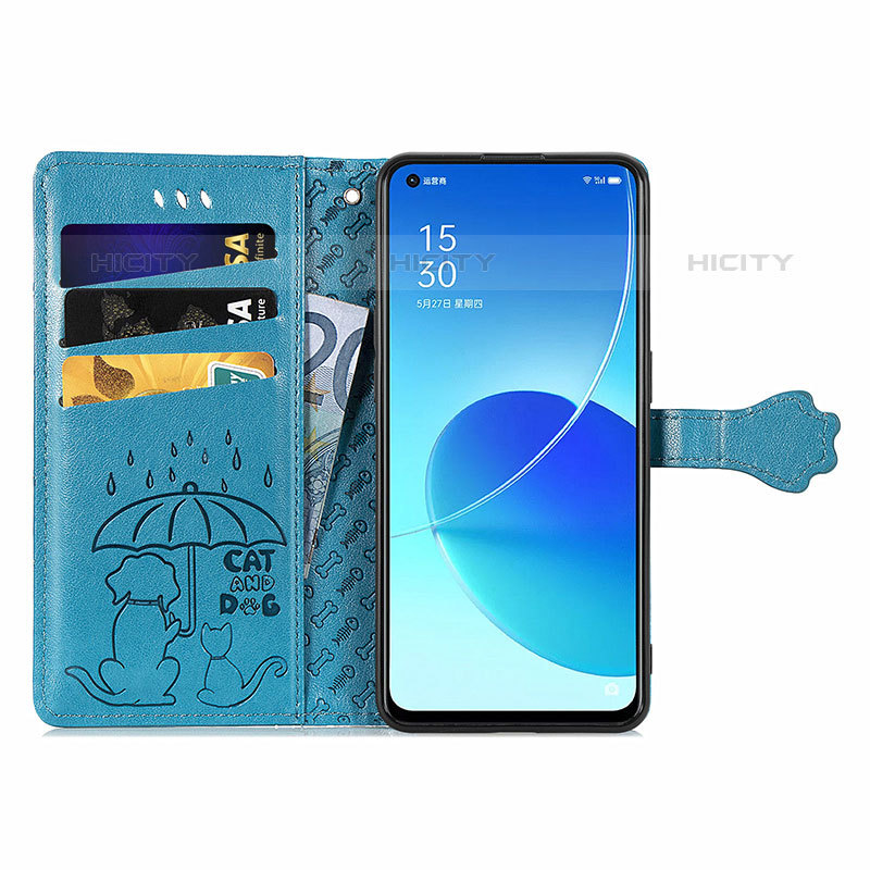 Handytasche Stand Schutzhülle Flip Leder Hülle Modisch Muster S03D für Oppo Reno6 5G