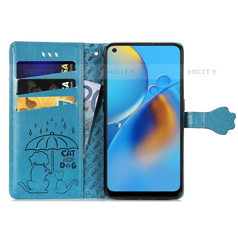 Handytasche Stand Schutzhülle Flip Leder Hülle Modisch Muster S03D für Oppo Reno6 Lite