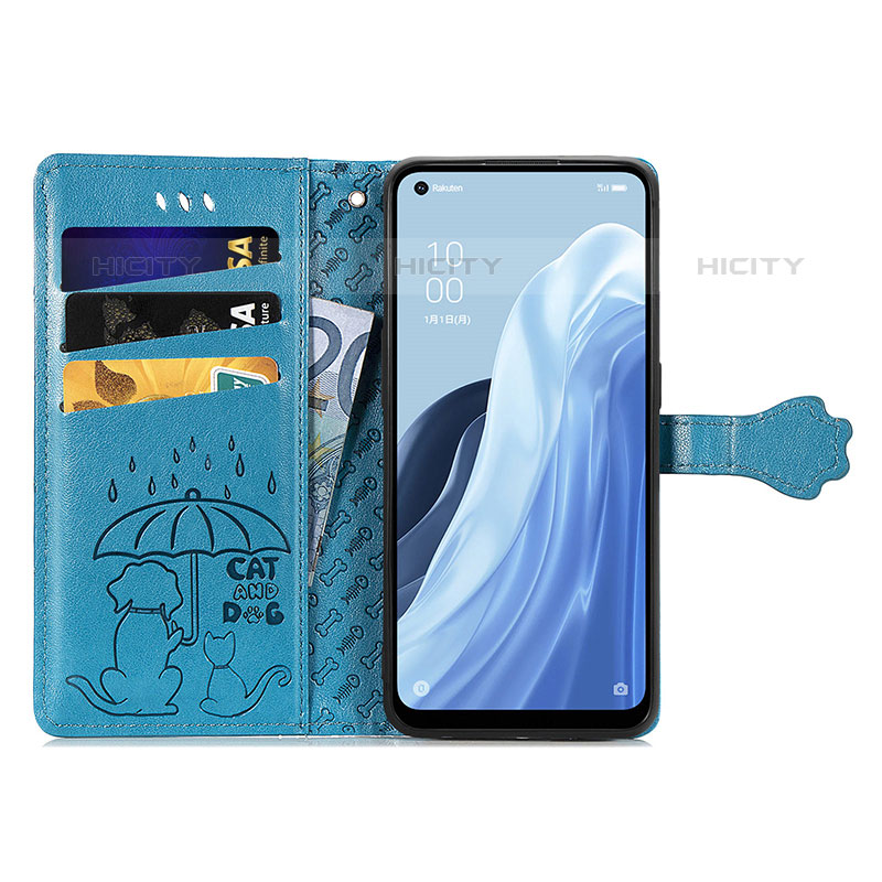 Handytasche Stand Schutzhülle Flip Leder Hülle Modisch Muster S03D für Oppo Reno7 A groß