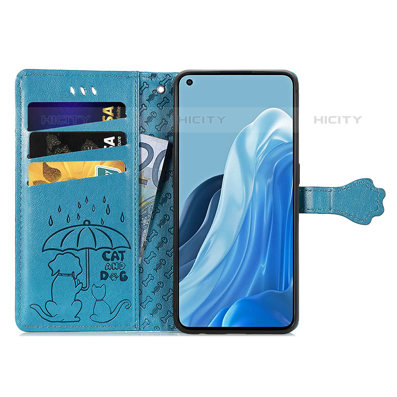 Handytasche Stand Schutzhülle Flip Leder Hülle Modisch Muster S03D für Oppo Reno7 Pro 5G groß