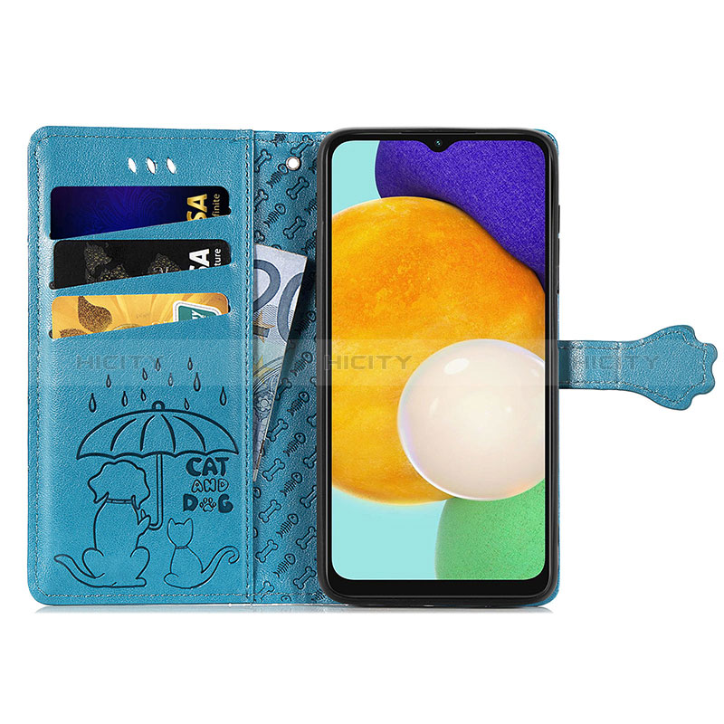 Handytasche Stand Schutzhülle Flip Leder Hülle Modisch Muster S03D für Samsung Galaxy A04s