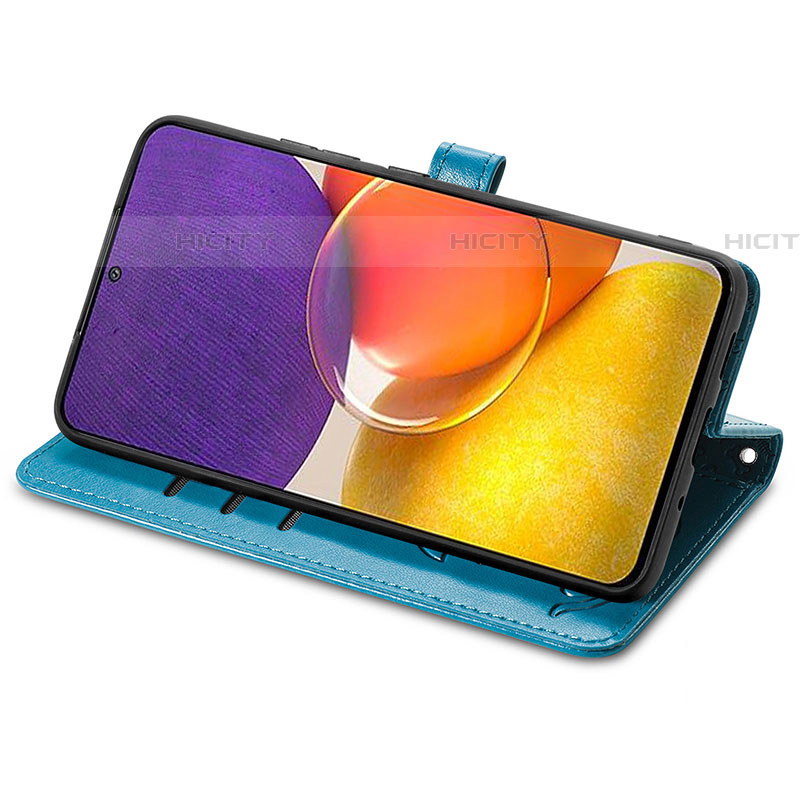 Handytasche Stand Schutzhülle Flip Leder Hülle Modisch Muster S03D für Samsung Galaxy A05s groß