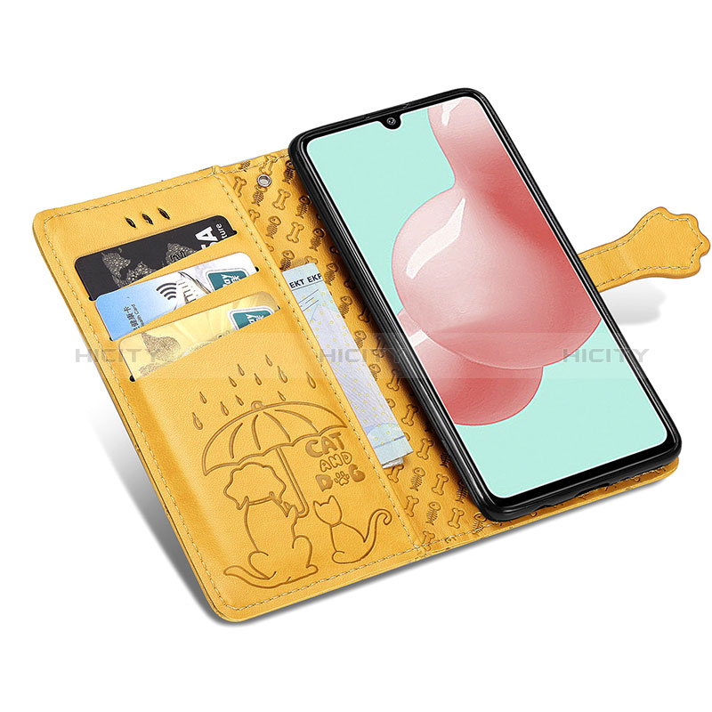 Handytasche Stand Schutzhülle Flip Leder Hülle Modisch Muster S03D für Samsung Galaxy A41