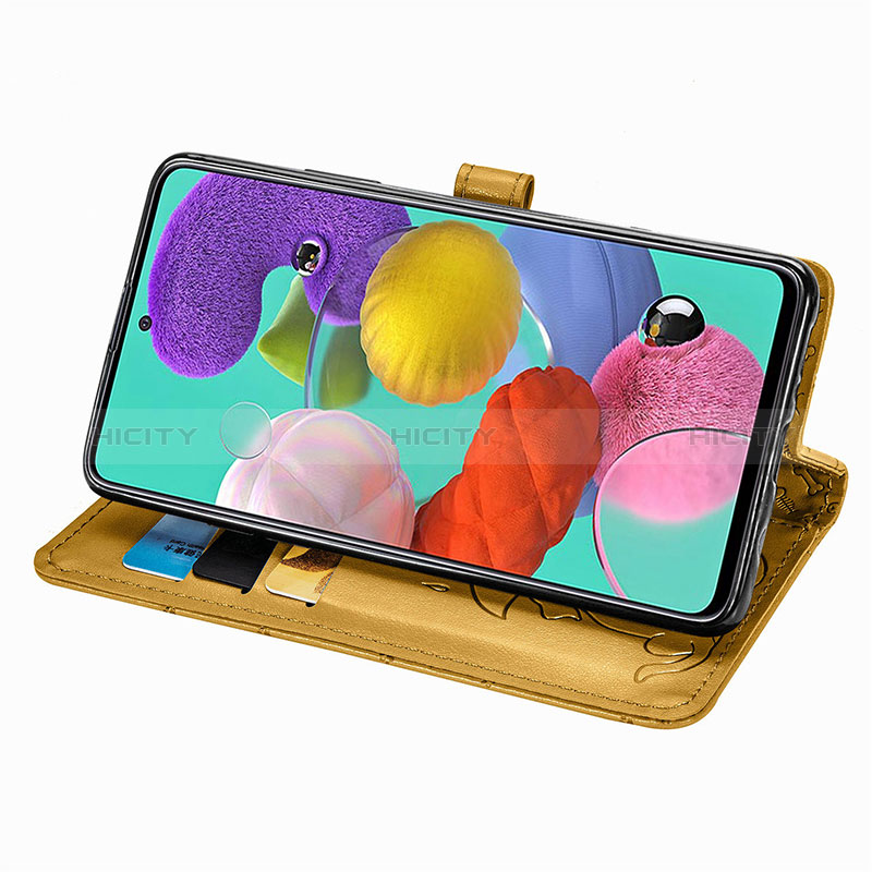 Handytasche Stand Schutzhülle Flip Leder Hülle Modisch Muster S03D für Samsung Galaxy A51 5G