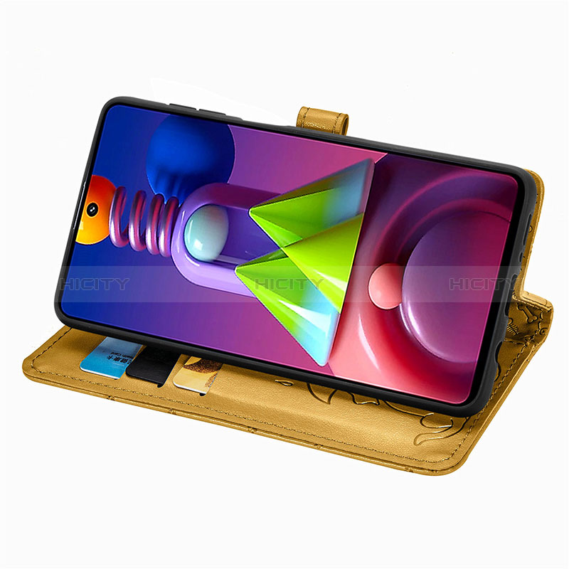 Handytasche Stand Schutzhülle Flip Leder Hülle Modisch Muster S03D für Samsung Galaxy M51