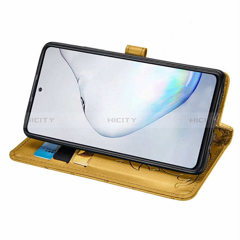 Handytasche Stand Schutzhülle Flip Leder Hülle Modisch Muster S03D für Samsung Galaxy M60s