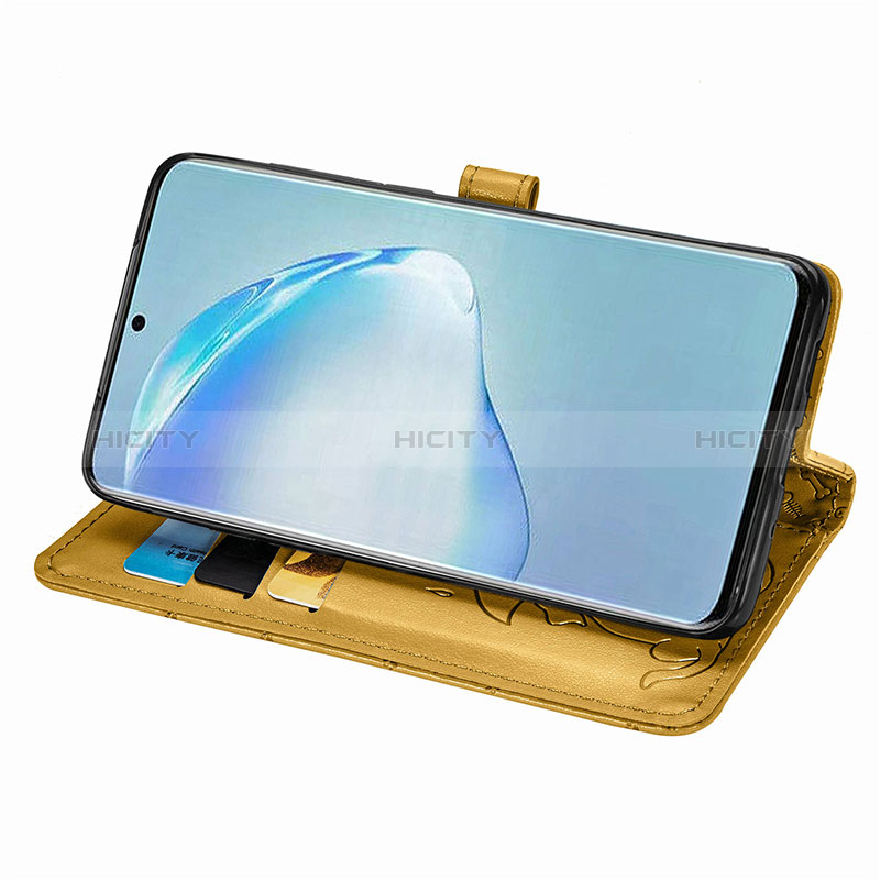 Handytasche Stand Schutzhülle Flip Leder Hülle Modisch Muster S03D für Samsung Galaxy S20 Plus groß