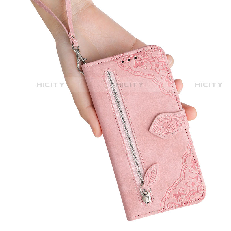 Handytasche Stand Schutzhülle Flip Leder Hülle Modisch Muster S03D für Samsung Galaxy S21 FE 5G