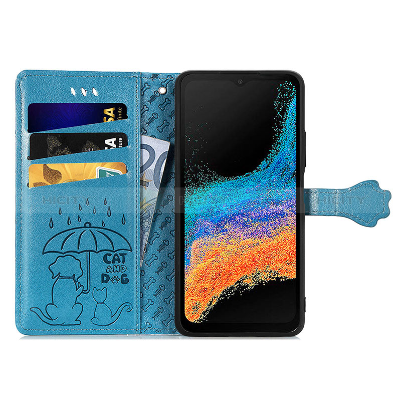 Handytasche Stand Schutzhülle Flip Leder Hülle Modisch Muster S03D für Samsung Galaxy XCover 6 Pro 5G