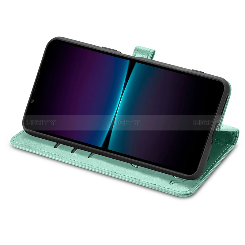 Handytasche Stand Schutzhülle Flip Leder Hülle Modisch Muster S03D für Sony Xperia 1 IV SO-51C groß