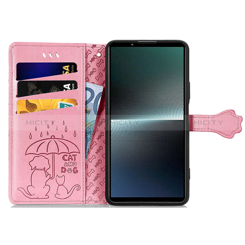 Handytasche Stand Schutzhülle Flip Leder Hülle Modisch Muster S03D für Sony Xperia 1 V groß