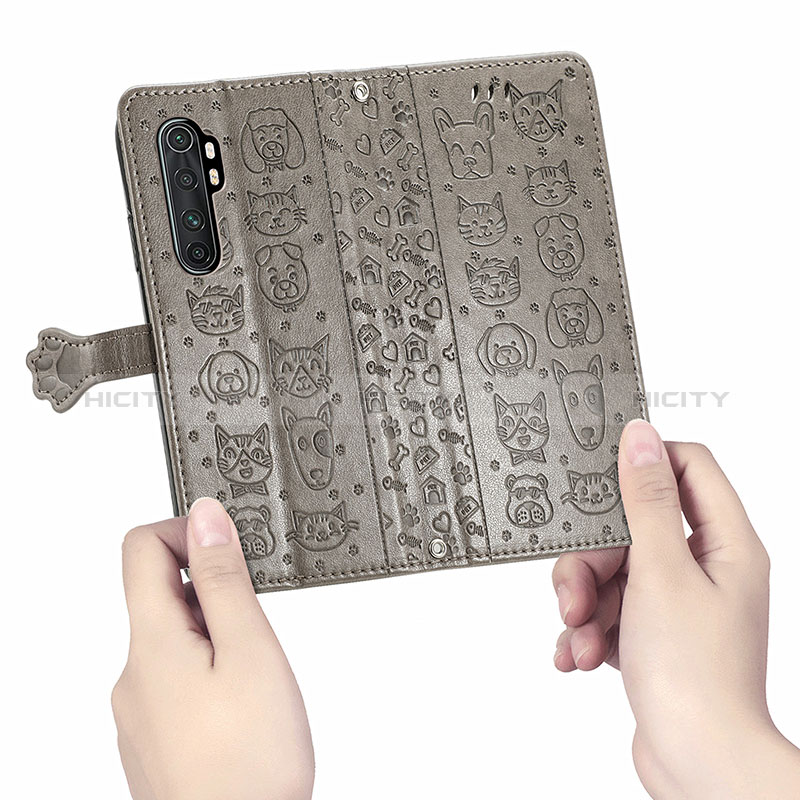 Handytasche Stand Schutzhülle Flip Leder Hülle Modisch Muster S03D für Xiaomi Mi Note 10 Lite