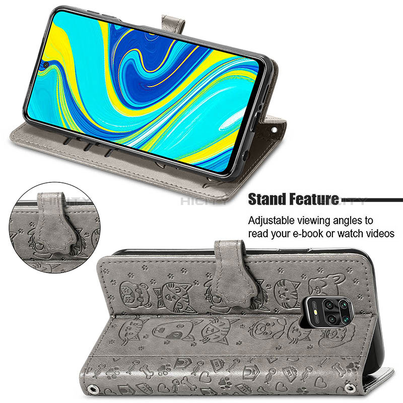 Handytasche Stand Schutzhülle Flip Leder Hülle Modisch Muster S03D für Xiaomi Poco M2 Pro