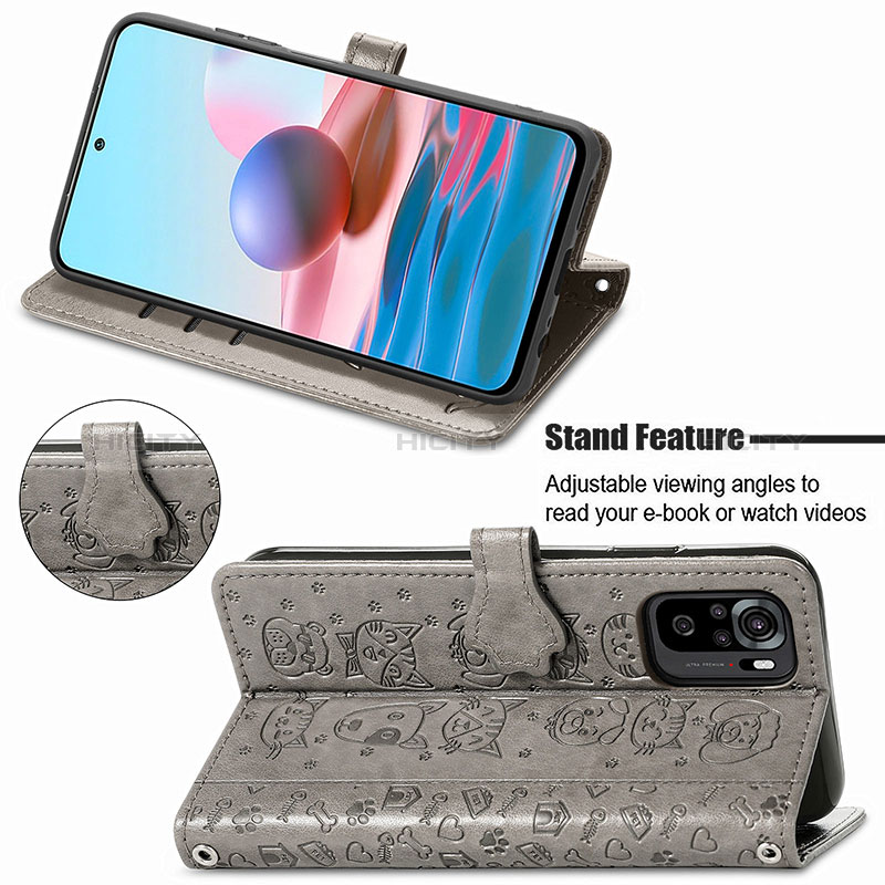 Handytasche Stand Schutzhülle Flip Leder Hülle Modisch Muster S03D für Xiaomi Poco M5S