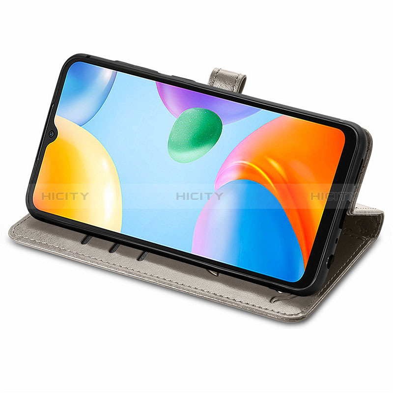 Handytasche Stand Schutzhülle Flip Leder Hülle Modisch Muster S03D für Xiaomi Redmi 10 India groß