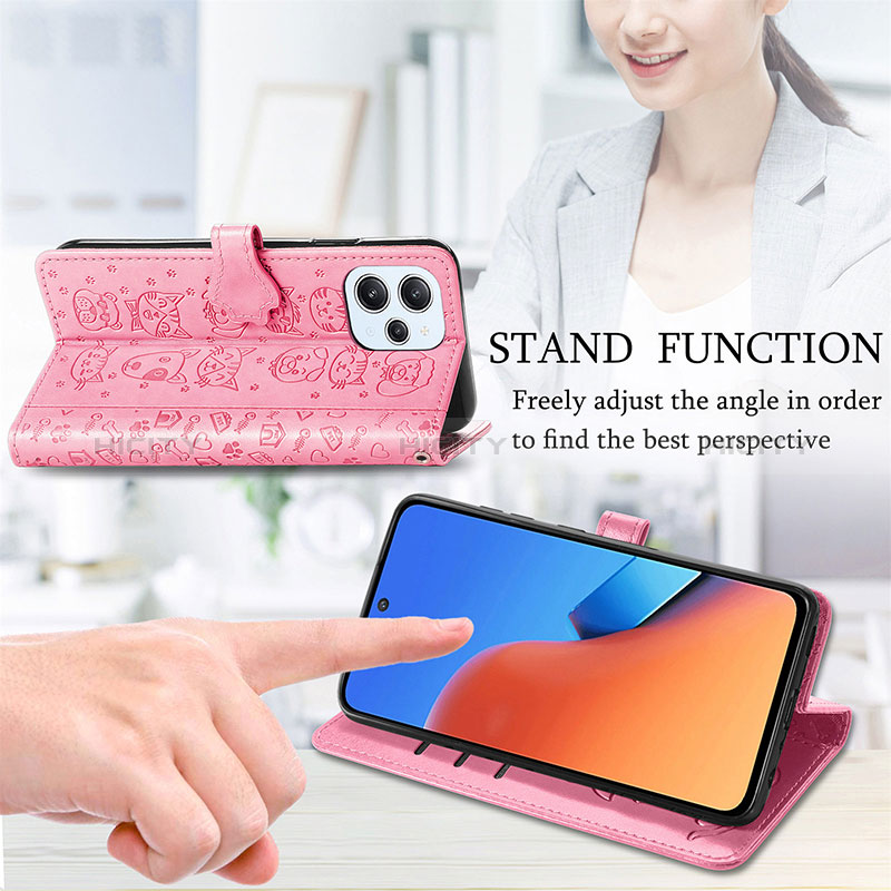 Handytasche Stand Schutzhülle Flip Leder Hülle Modisch Muster S03D für Xiaomi Redmi 12 4G