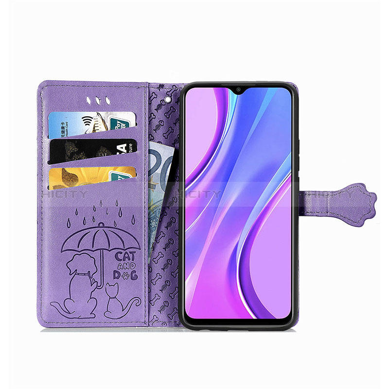 Handytasche Stand Schutzhülle Flip Leder Hülle Modisch Muster S03D für Xiaomi Redmi 9 groß