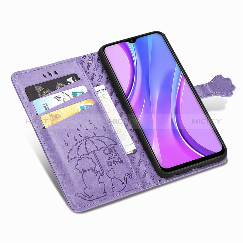 Handytasche Stand Schutzhülle Flip Leder Hülle Modisch Muster S03D für Xiaomi Redmi 9 groß