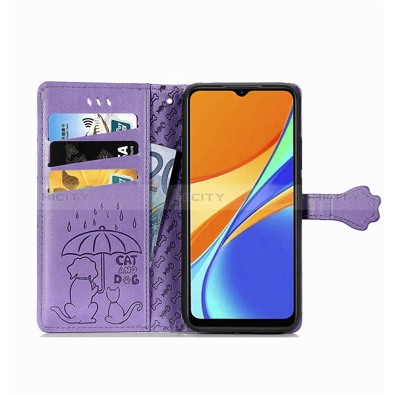 Handytasche Stand Schutzhülle Flip Leder Hülle Modisch Muster S03D für Xiaomi Redmi 9 Activ groß