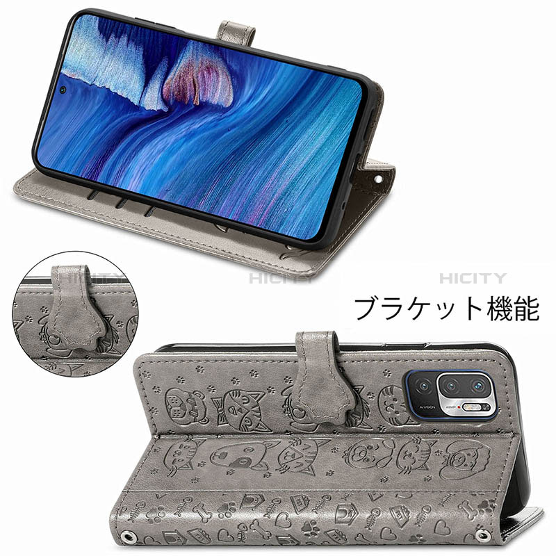 Handytasche Stand Schutzhülle Flip Leder Hülle Modisch Muster S03D für Xiaomi Redmi Note 10 JE 5G