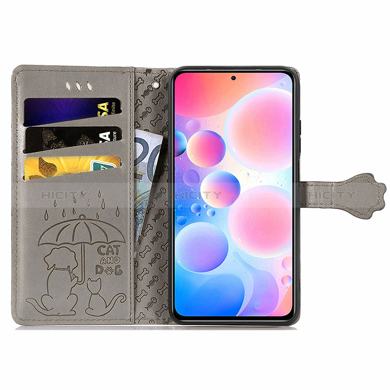 Handytasche Stand Schutzhülle Flip Leder Hülle Modisch Muster S03D für Xiaomi Redmi Note 10 Pro 4G groß