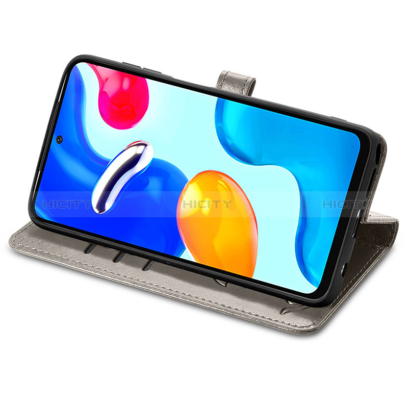 Handytasche Stand Schutzhülle Flip Leder Hülle Modisch Muster S03D für Xiaomi Redmi Note 11 4G (2022) groß