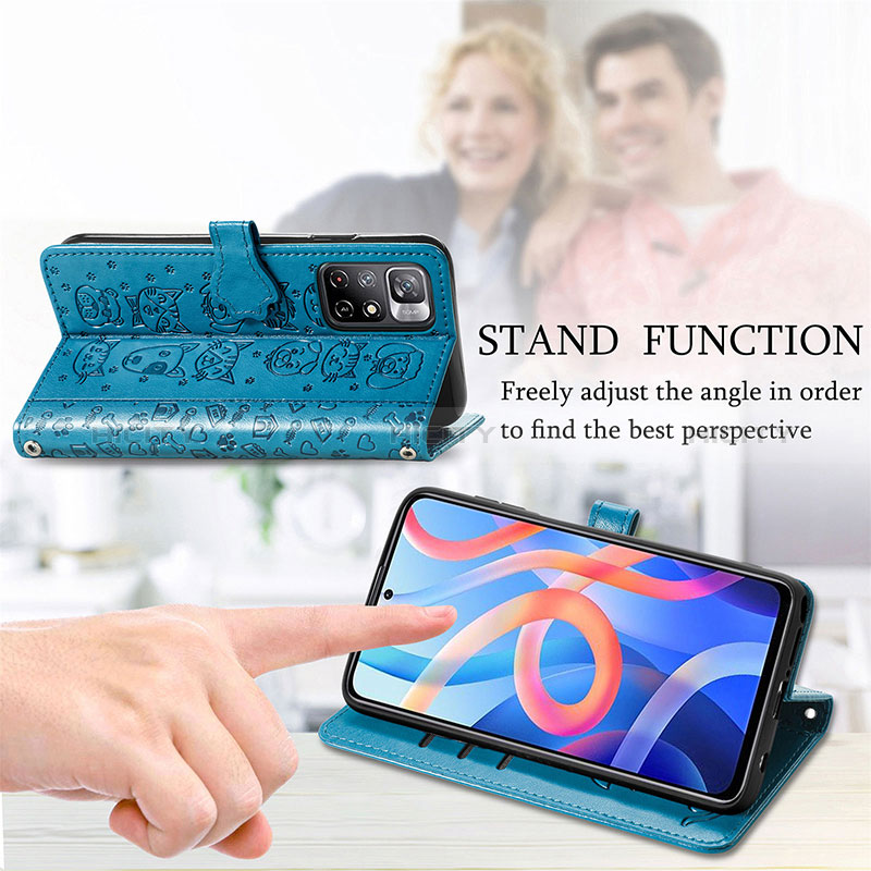 Handytasche Stand Schutzhülle Flip Leder Hülle Modisch Muster S03D für Xiaomi Redmi Note 11 5G