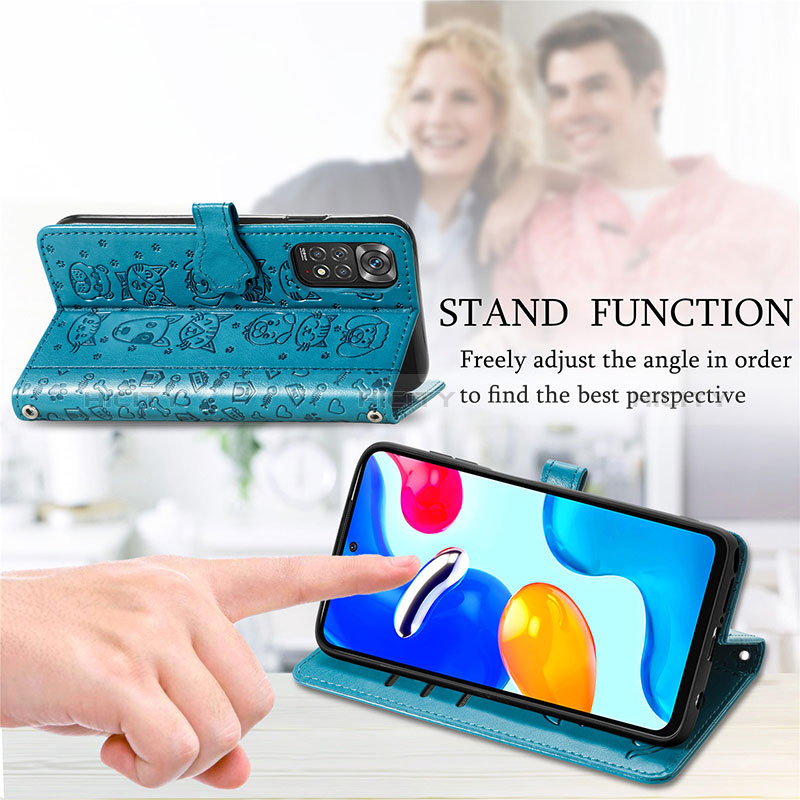 Handytasche Stand Schutzhülle Flip Leder Hülle Modisch Muster S03D für Xiaomi Redmi Note 11S 4G