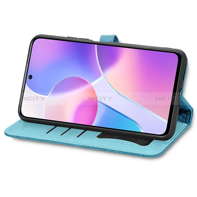 Handytasche Stand Schutzhülle Flip Leder Hülle Modisch Muster S04D für Huawei Honor X30i groß