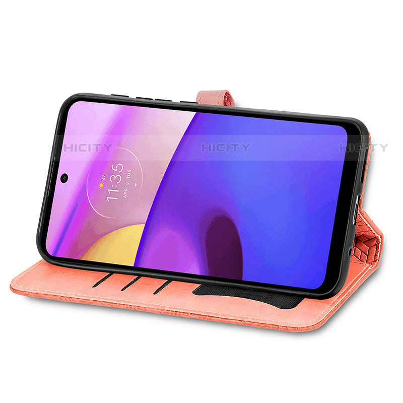 Handytasche Stand Schutzhülle Flip Leder Hülle Modisch Muster S04D für Motorola Moto E20