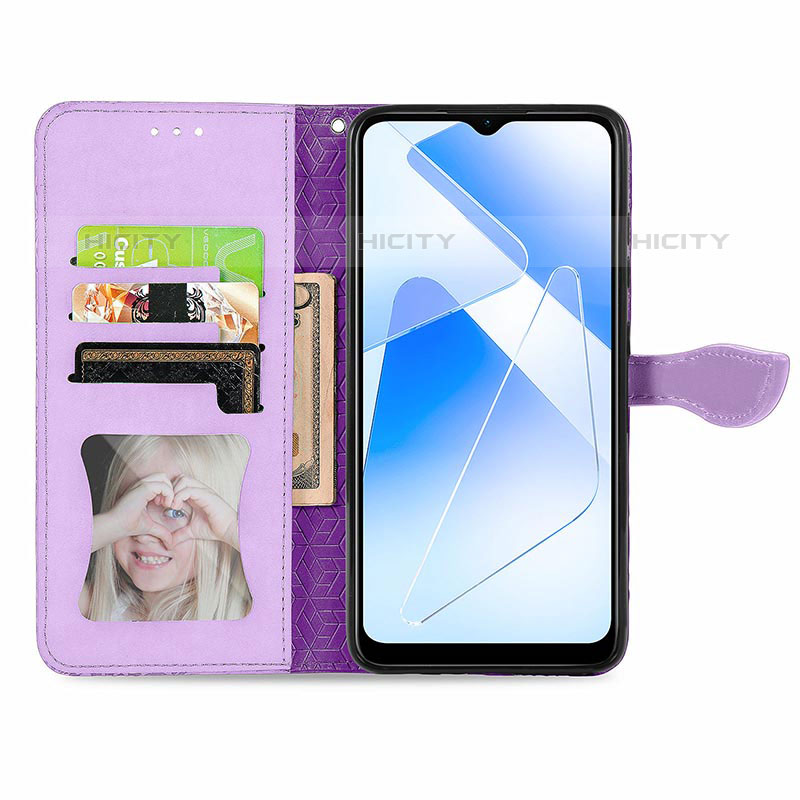 Handytasche Stand Schutzhülle Flip Leder Hülle Modisch Muster S04D für Oppo A53s 5G