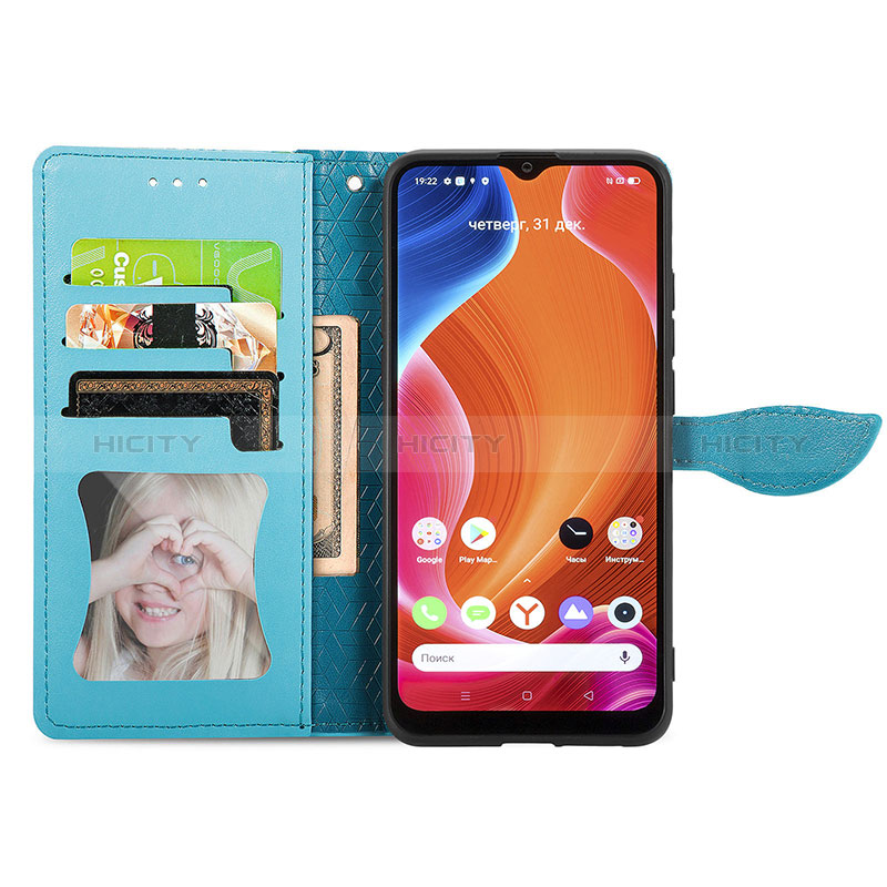 Handytasche Stand Schutzhülle Flip Leder Hülle Modisch Muster S04D für Realme C20