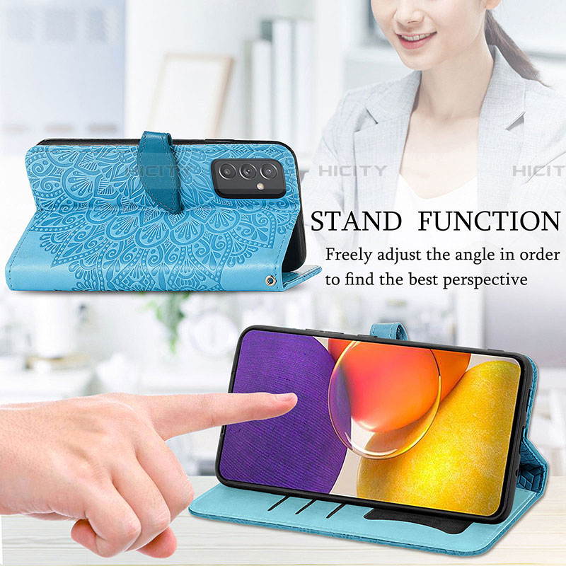 Handytasche Stand Schutzhülle Flip Leder Hülle Modisch Muster S04D für Samsung Galaxy A25 5G